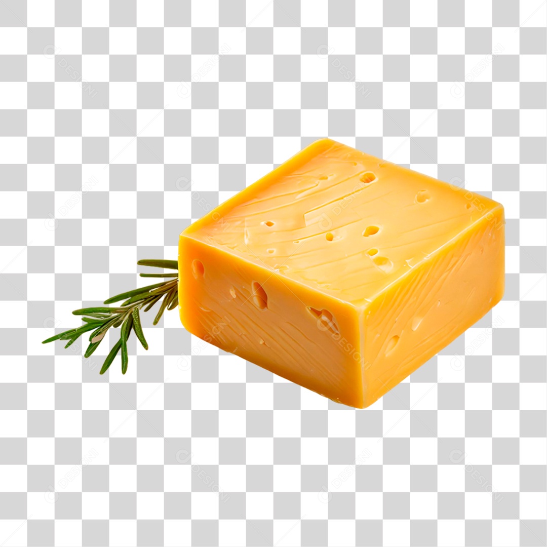 Bloco de Queijo PNG Transparente
