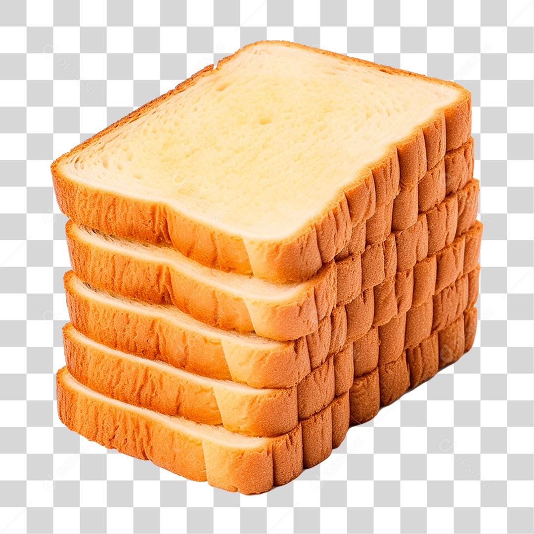 Pilha de Pães PNG Transparente