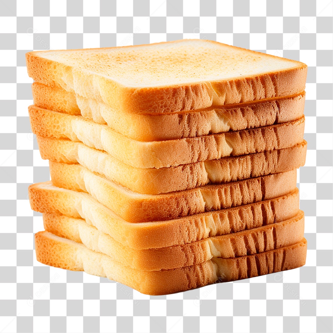 Pilha de Pães PNG Transparente