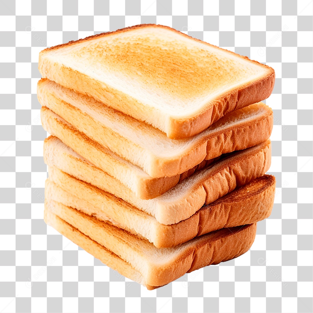 Pilha de Pães PNG Transparente