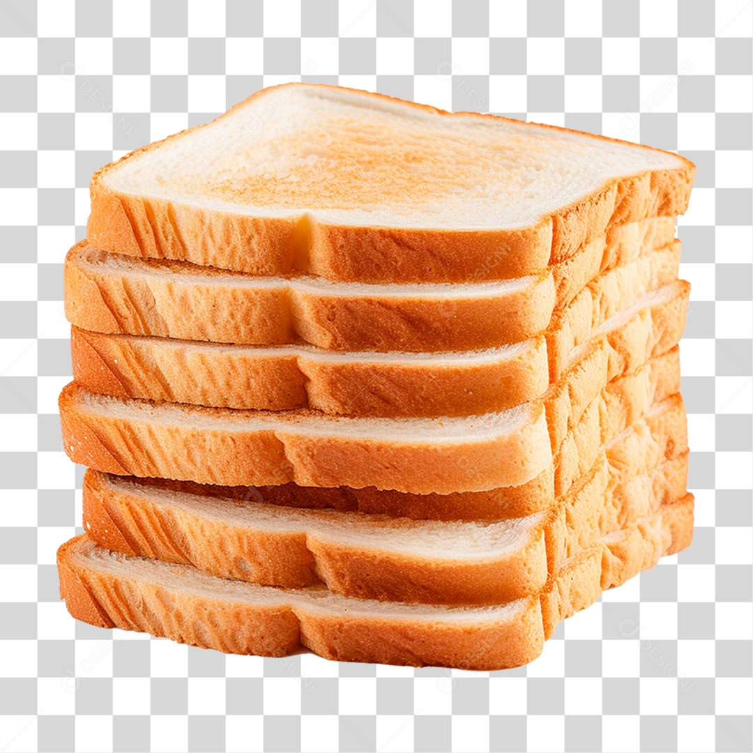 Pilha de Pães PNG Transparente