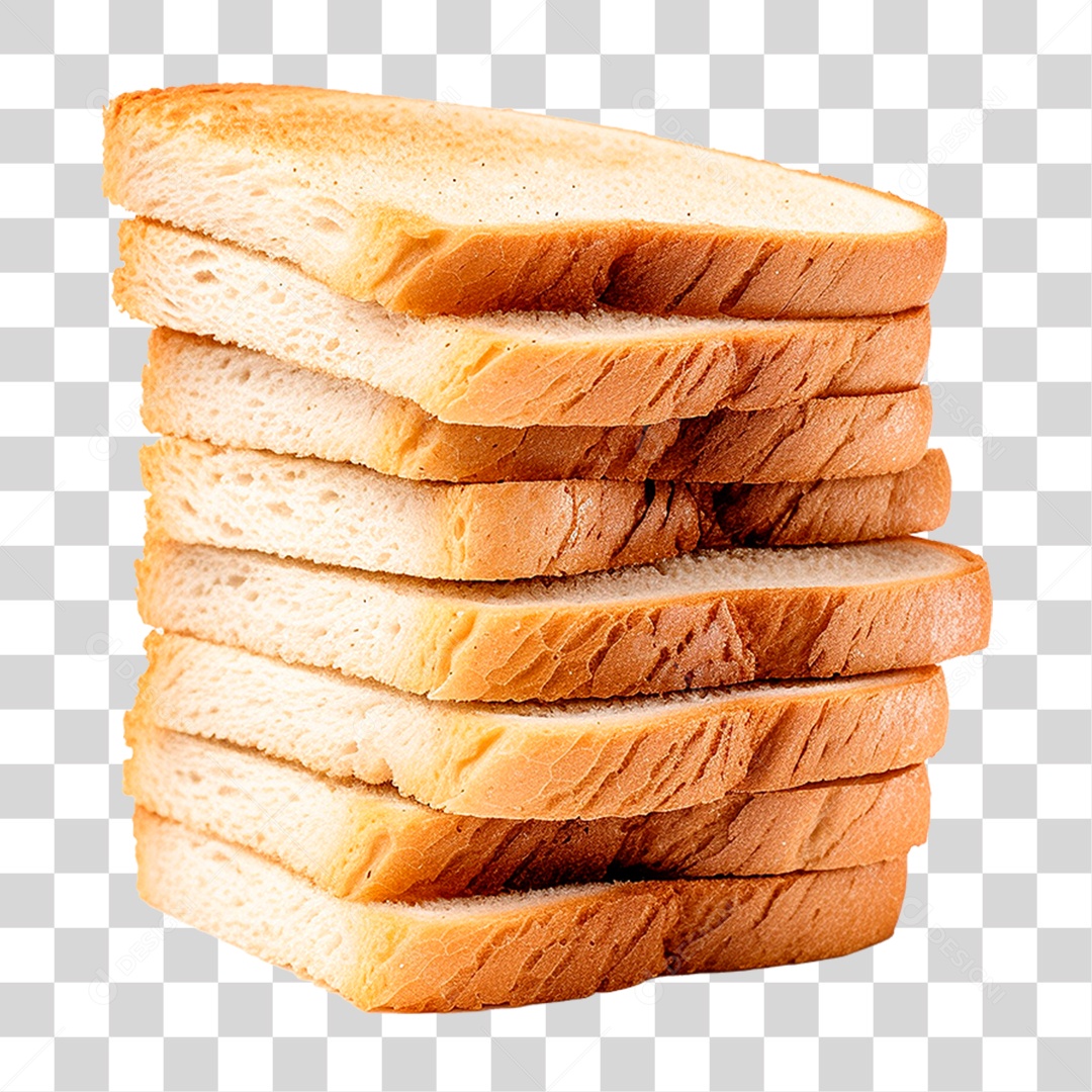 Pilha de Pães PNG Transparente