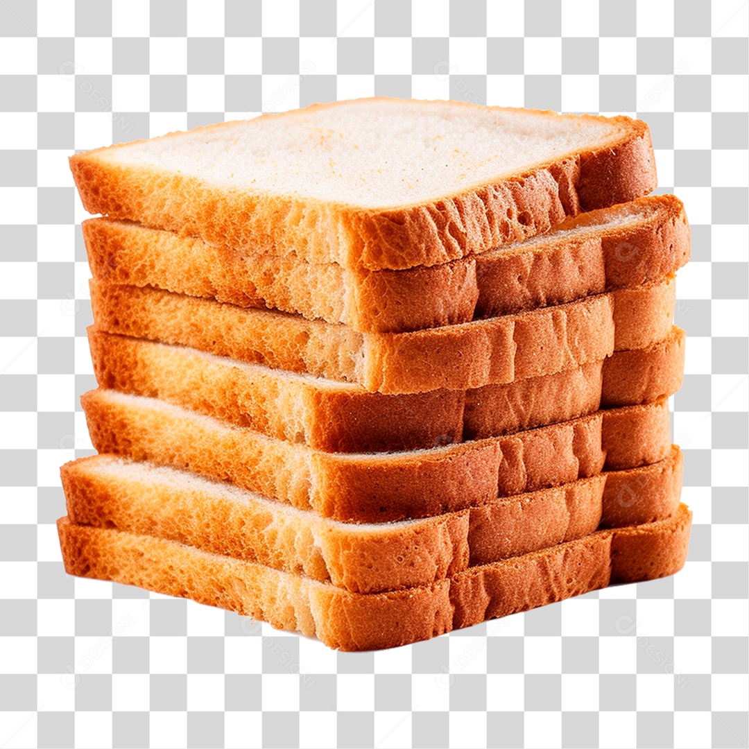 Pilha de Pães PNG Transparente