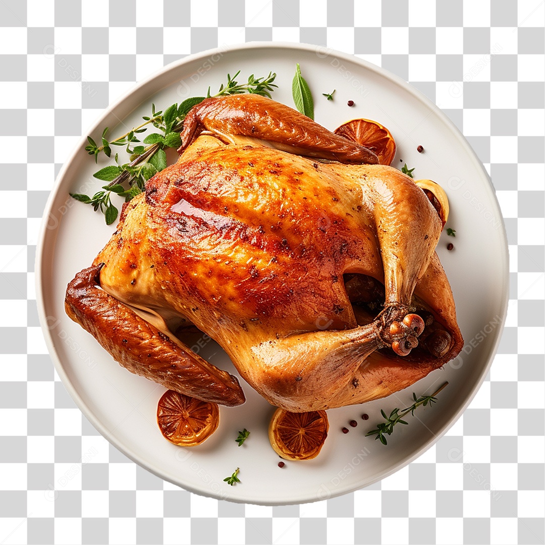Frango Assado PNG Transparente