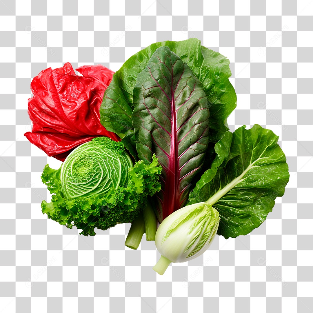 Folhas de Couve PNG Transparente