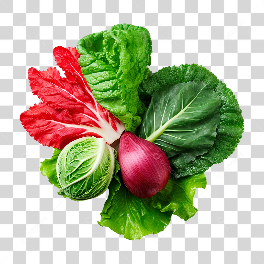 Folhas de Couve PNG Transparente