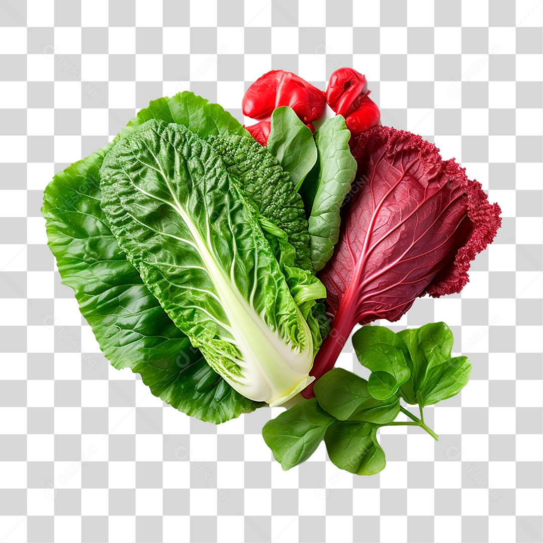 Folhas de Couve PNG Transparente