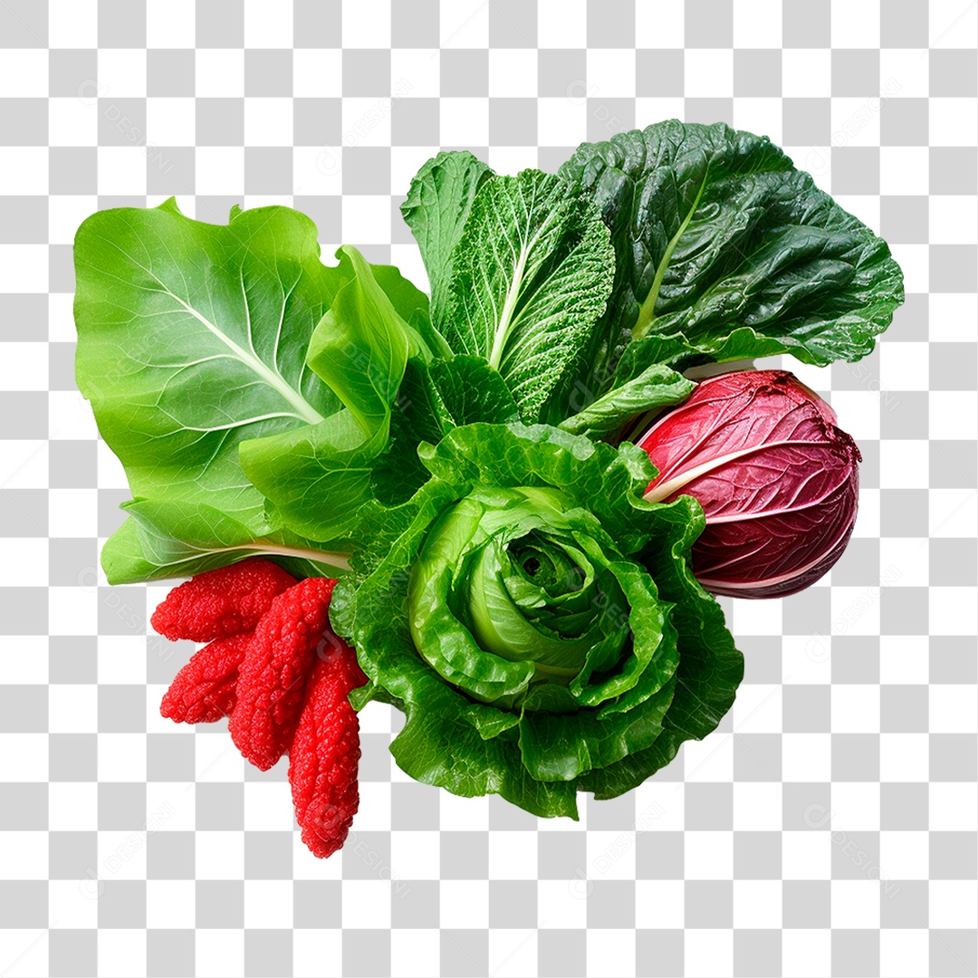 Folhas de Couve PNG Transparente