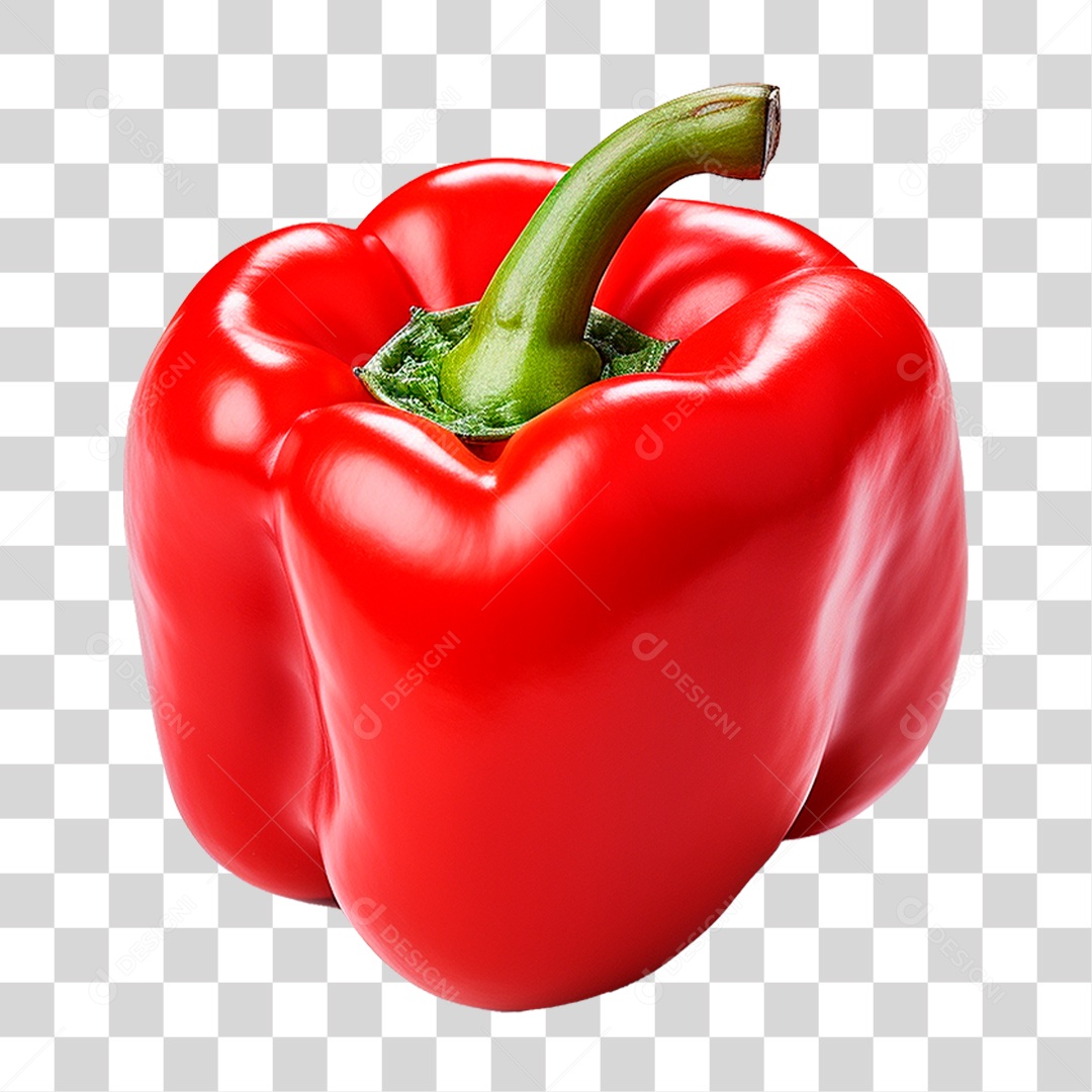 Pimentão Vermelho PNG Transparente