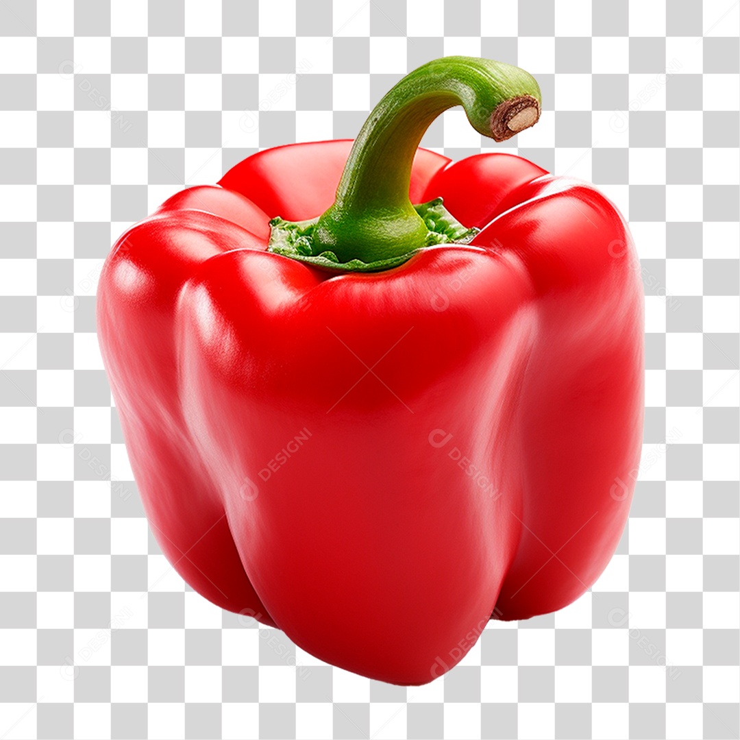 Pimentão Vermelho PNG Transparente