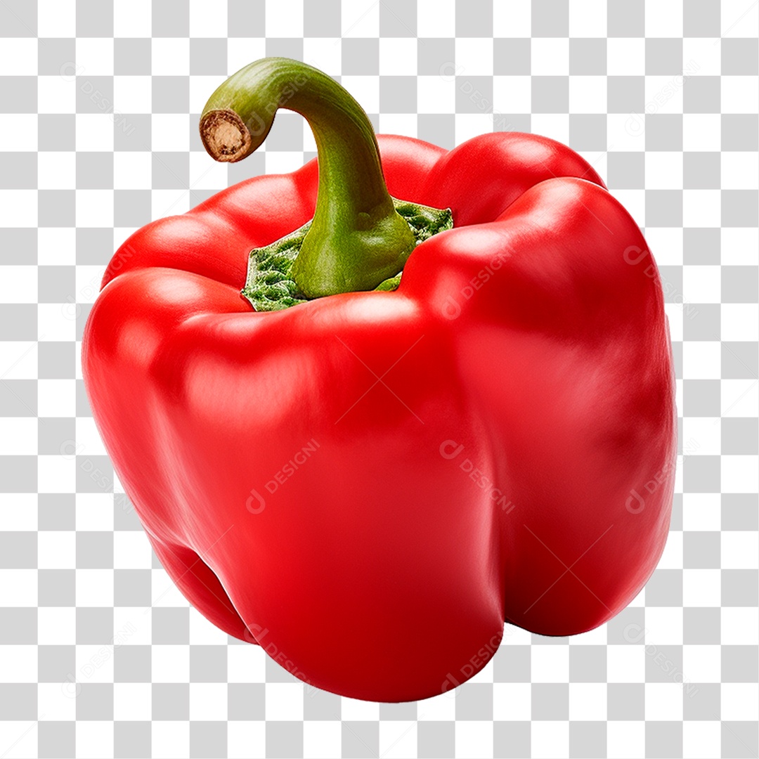 Pimentão Vermelho PNG Transparente