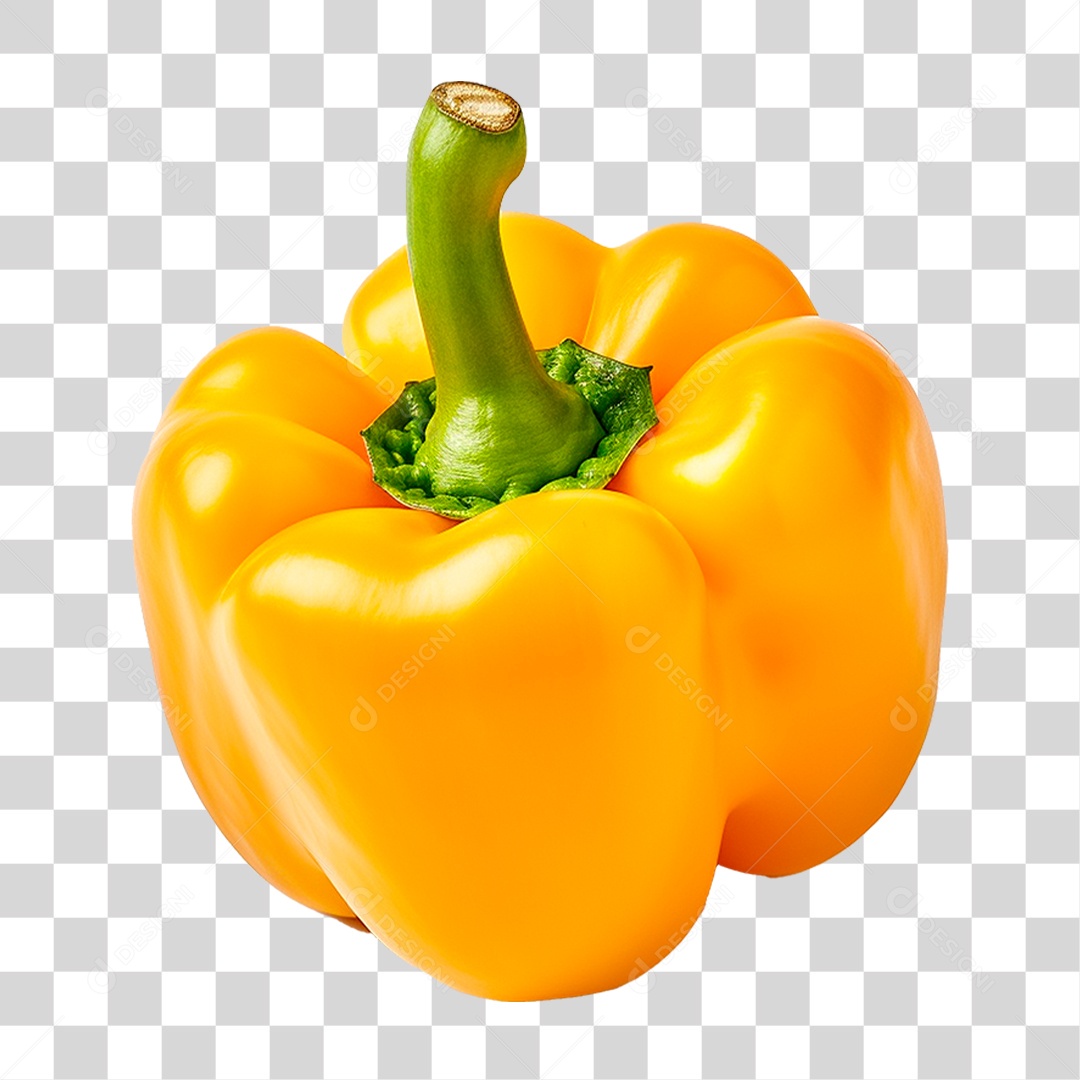 Pimentão Amarelo PNG Transparente