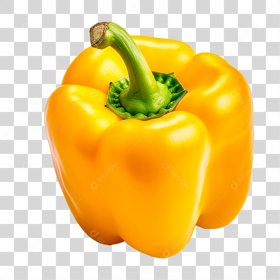 Pimentão Amarelo PNG Transparente