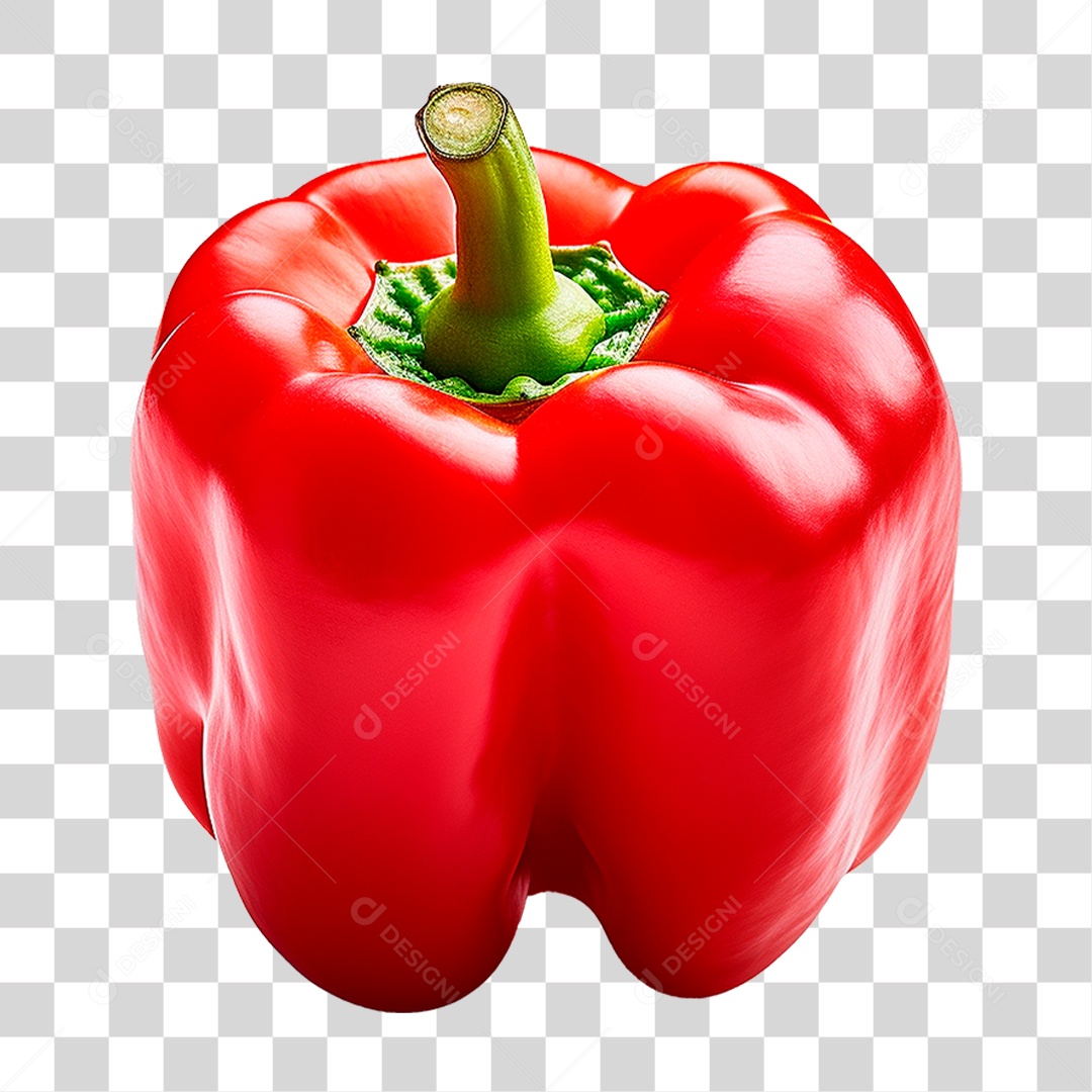 Pimentão Vermelho PNG Transparente