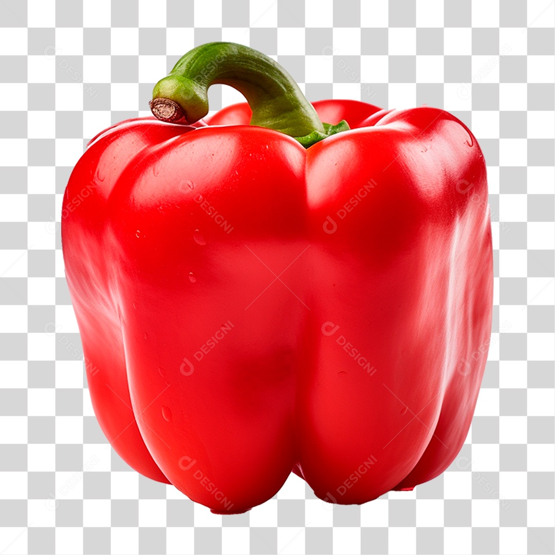 Pimentão Vermelho PNG Transparente
