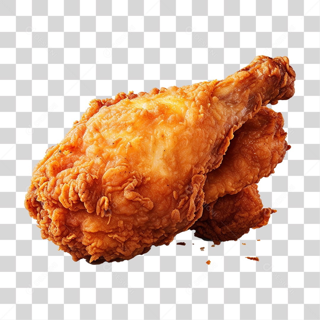 Pedaço de Frango Frito PNG Transparente
