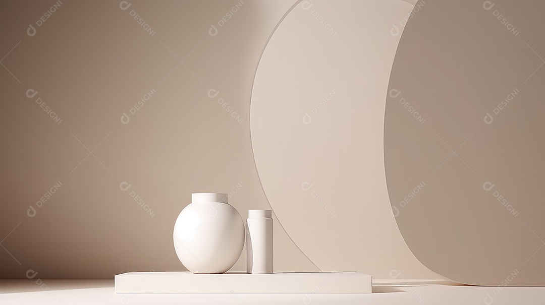 Vazo decorativo cor nude pastel