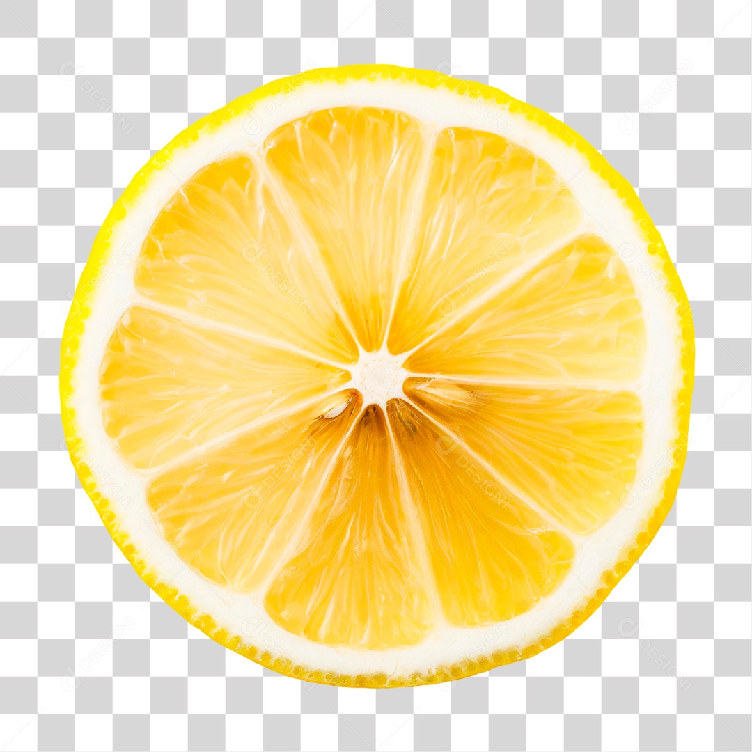 Fatia de Limão PNG Transparente