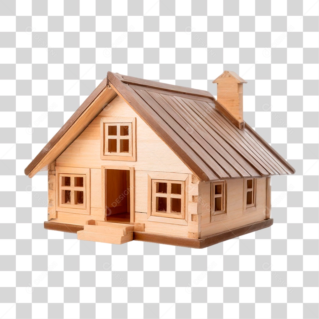 Casa de Madeira PNG Transparente