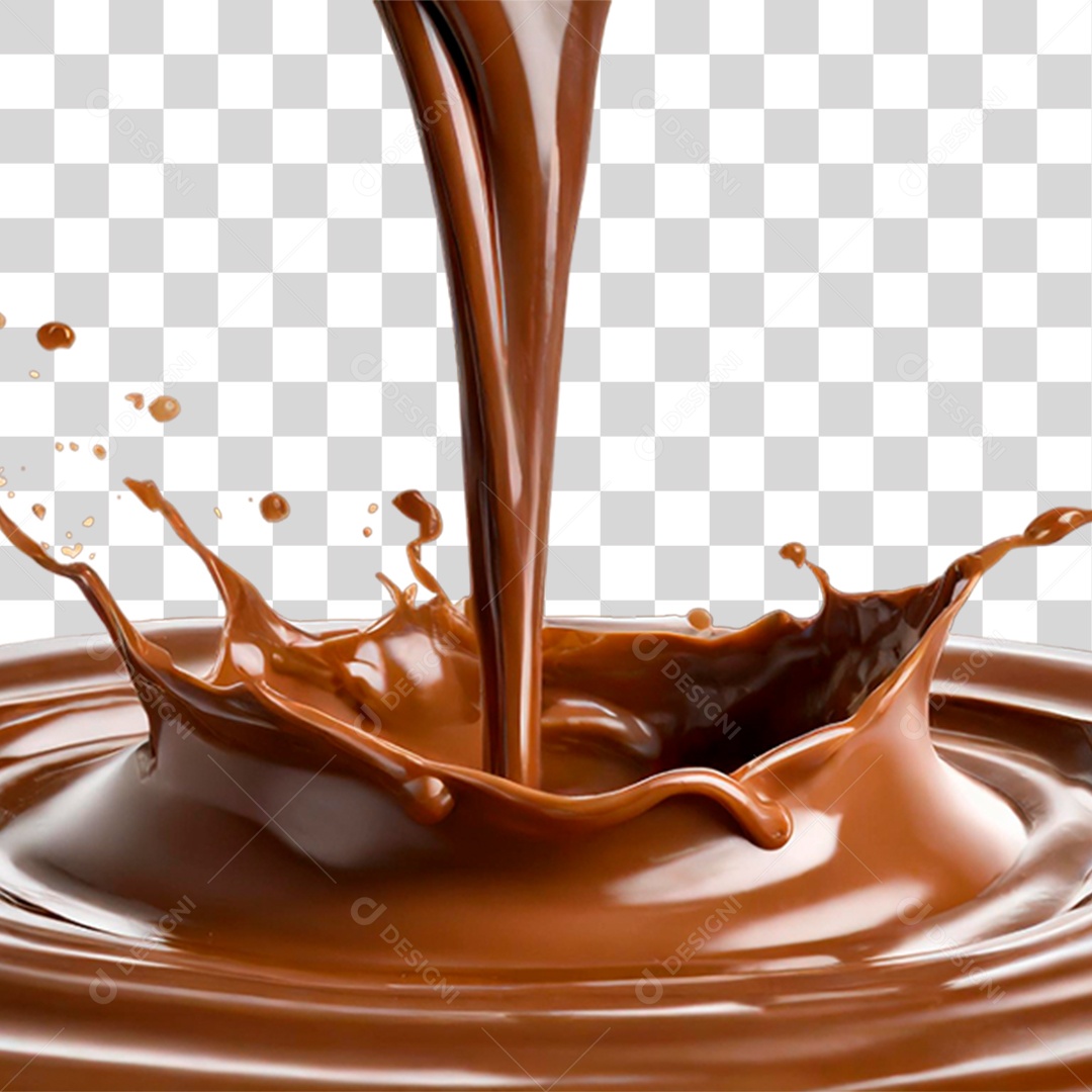 Chocolate Derretido PNG Transparente