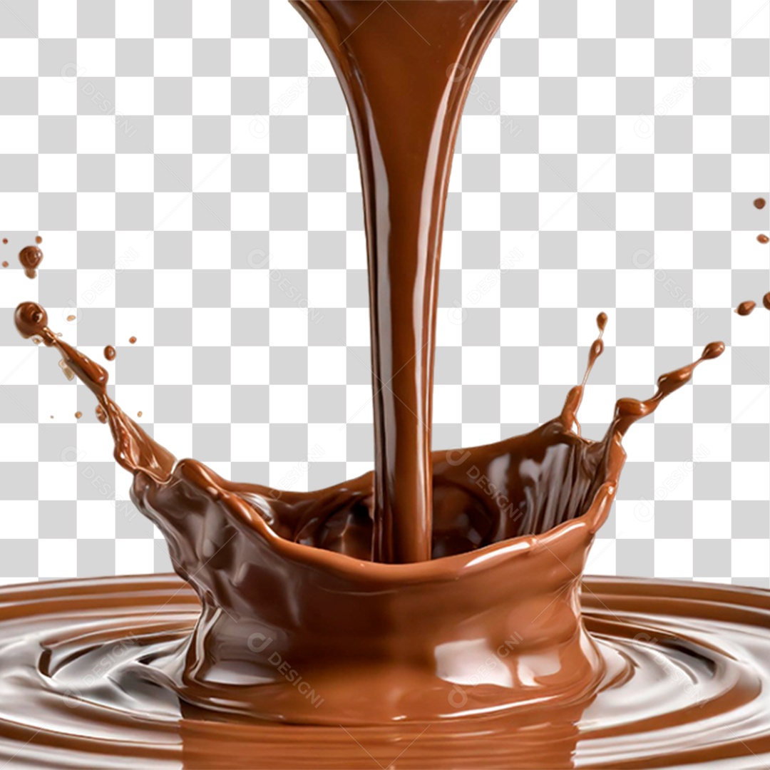 Chocolate Derretido PNG Transparente