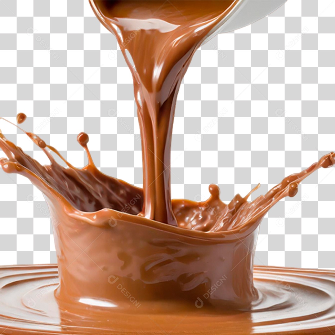 Chocolate Derretido PNG Transparente