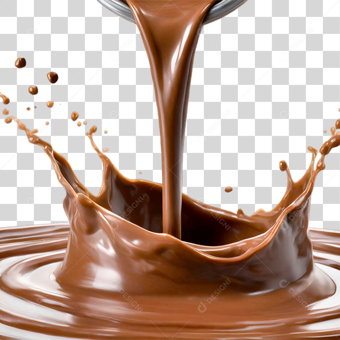 Chocolate Derretido PNG Transparente
