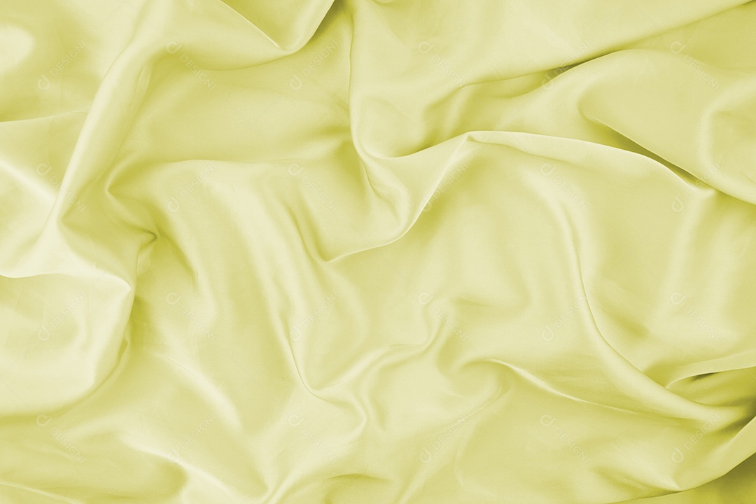 Textura de tecido chiffon amarelo para fundo