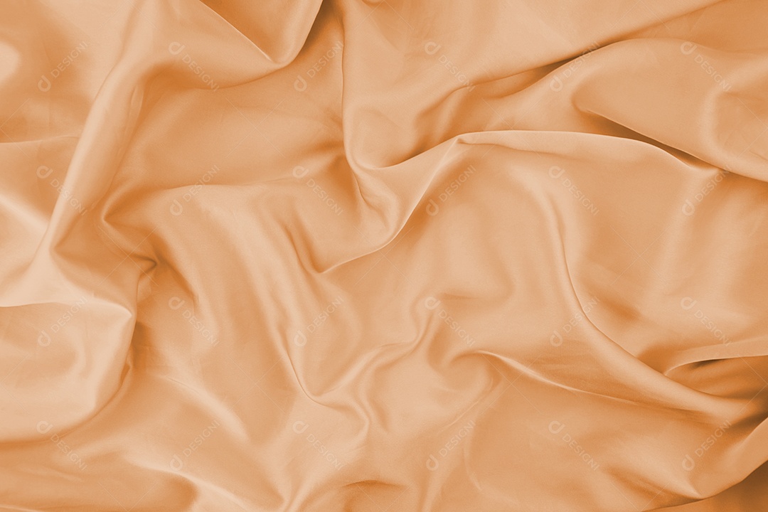 Textura de tecido chiffon laranja para fundo