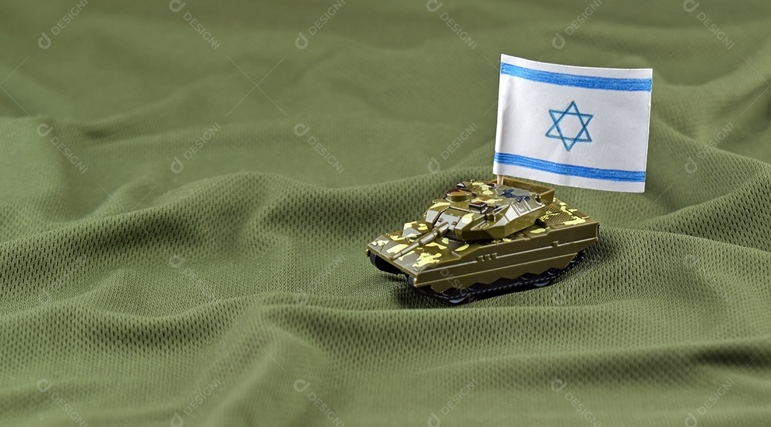 Taque de guerra com bandeira Israelense