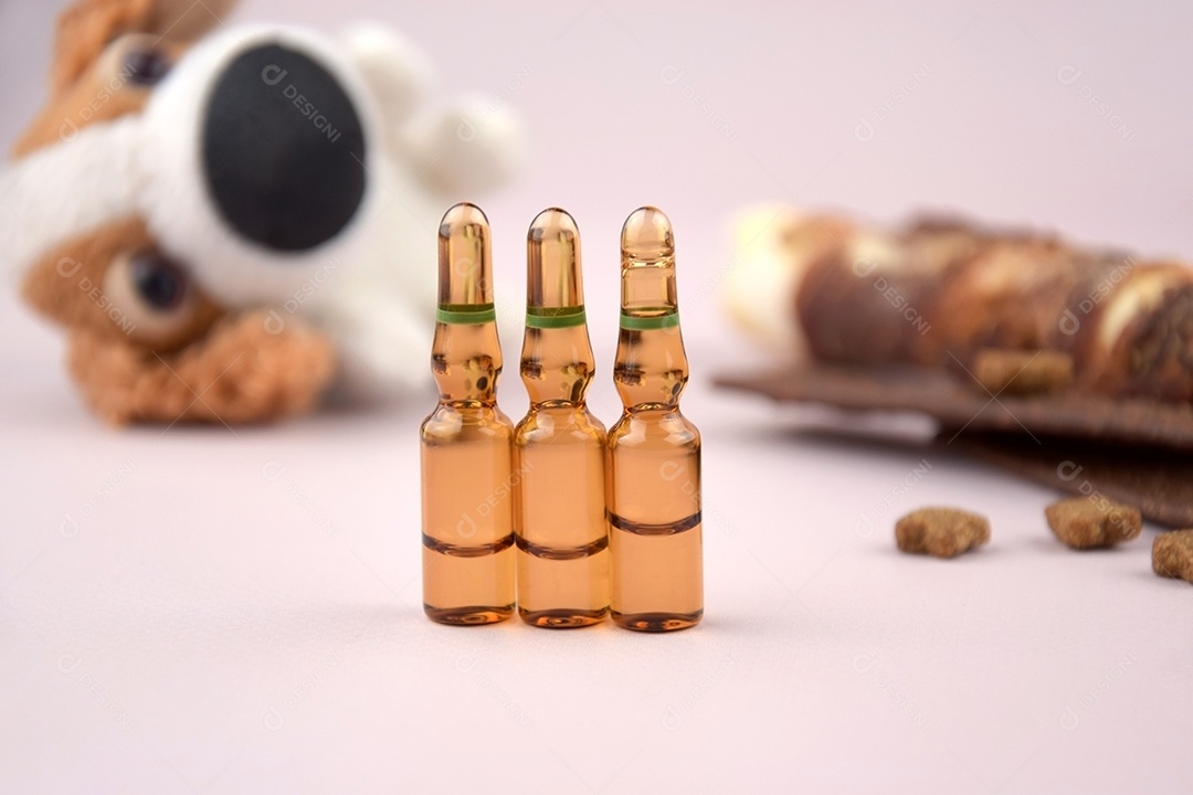 Vacinação de cachorro campanha