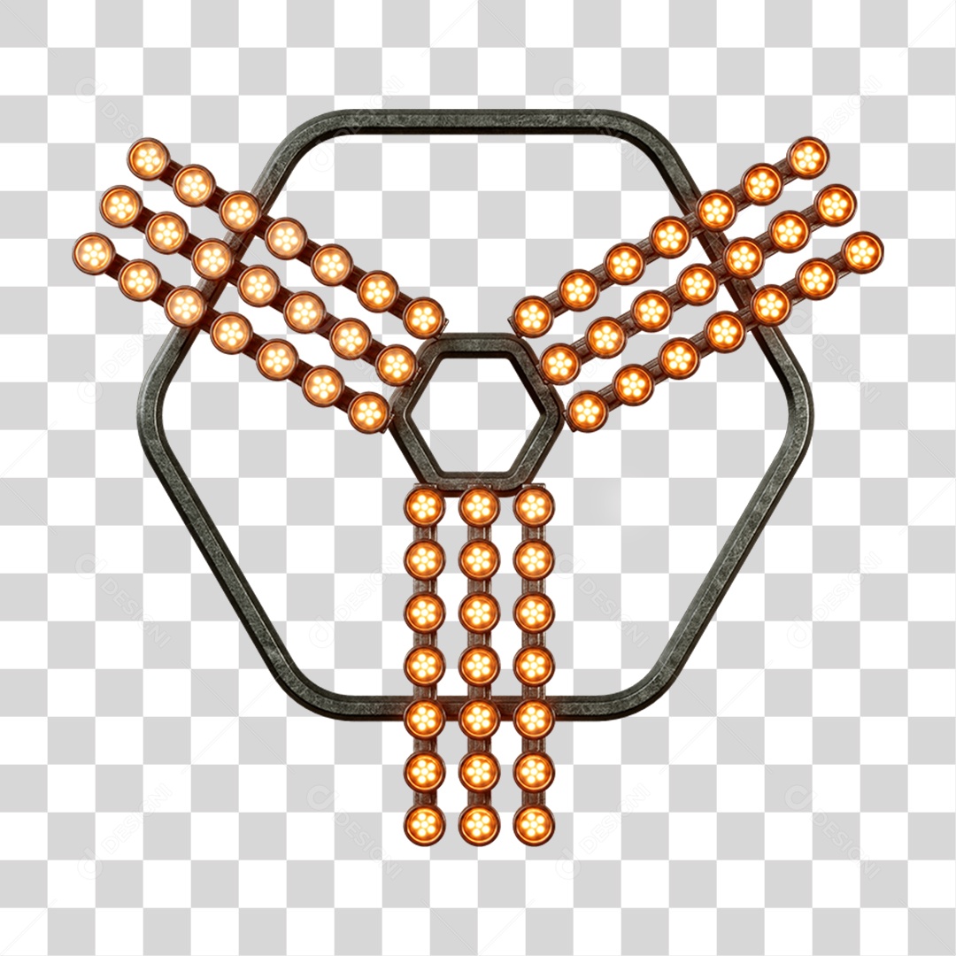 Painel Luzes Holofotes PNG Transparente