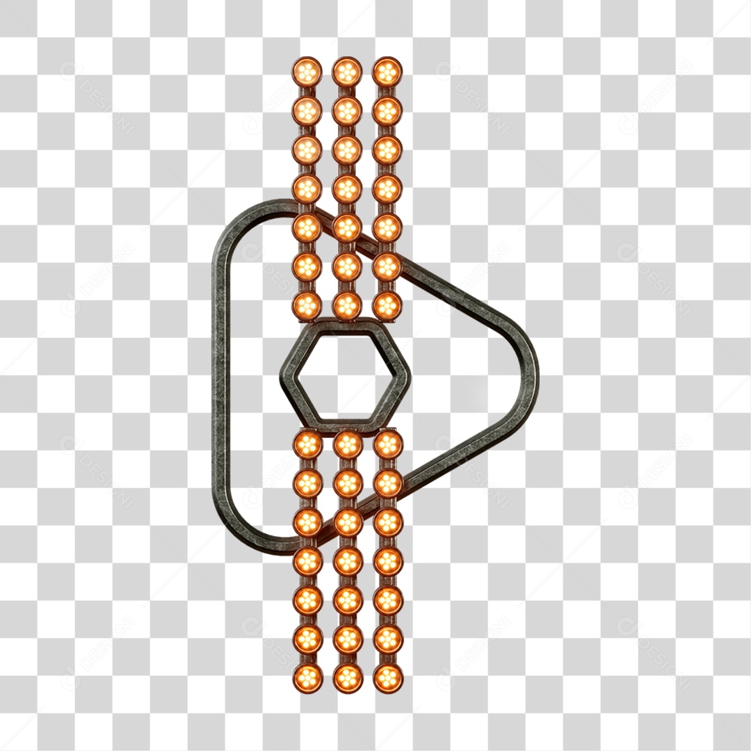 Painel Luzes Holofotes PNG Transparente