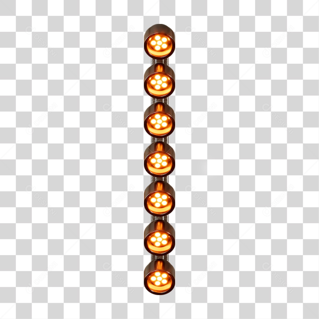 Painel Luzes Holofotes PNG Transparente