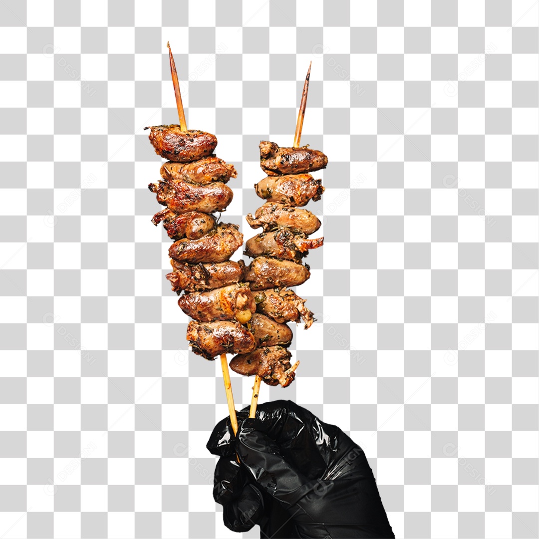 Espetinho Churrasquinho PNG Transparente