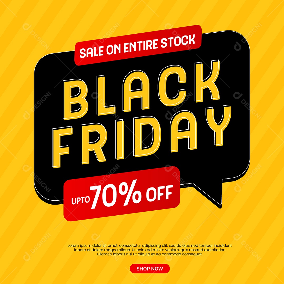 Black Friday Ilustração EPS Editável