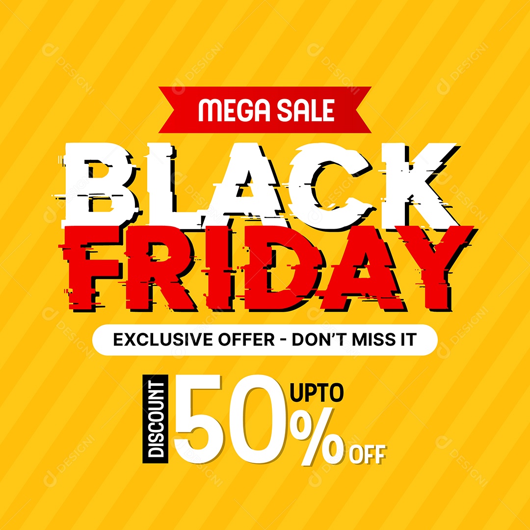 Black Friday Ilustração EPS Editável