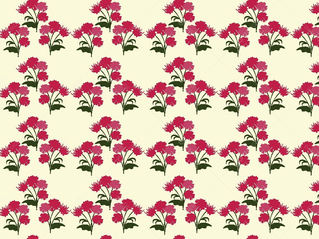 Padrão de Flores Ilustração Vetor EPS