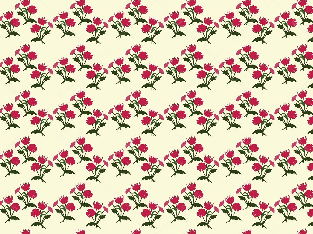 Padrão de Flores Ilustração Vetor EPS