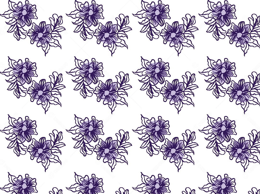 Padrão de Flores Ilustração Vetor EPS