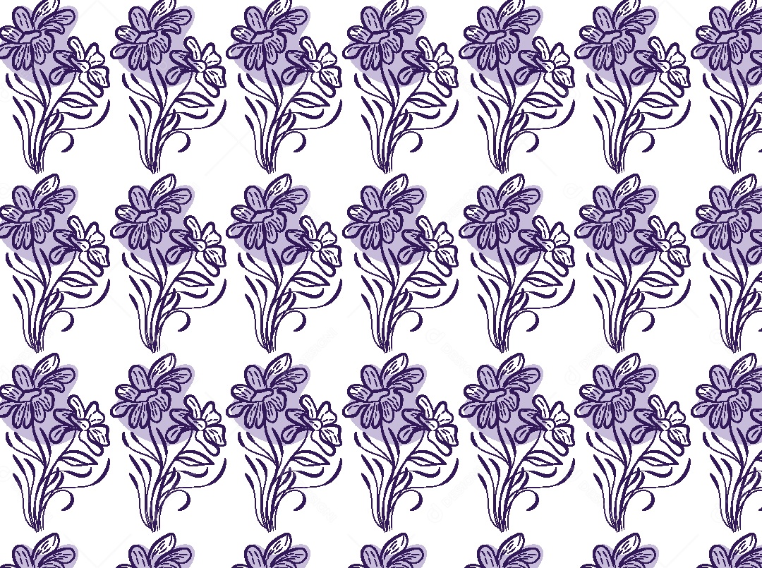 Padrão de Flores Ilustração Vetor EPS