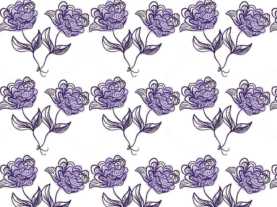 Padrão de Flores Ilustração Vetor EPS