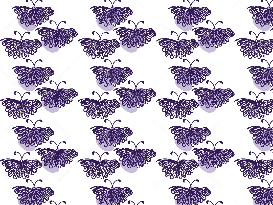 Padrão de Borboletas Ilustração Vetor EPS