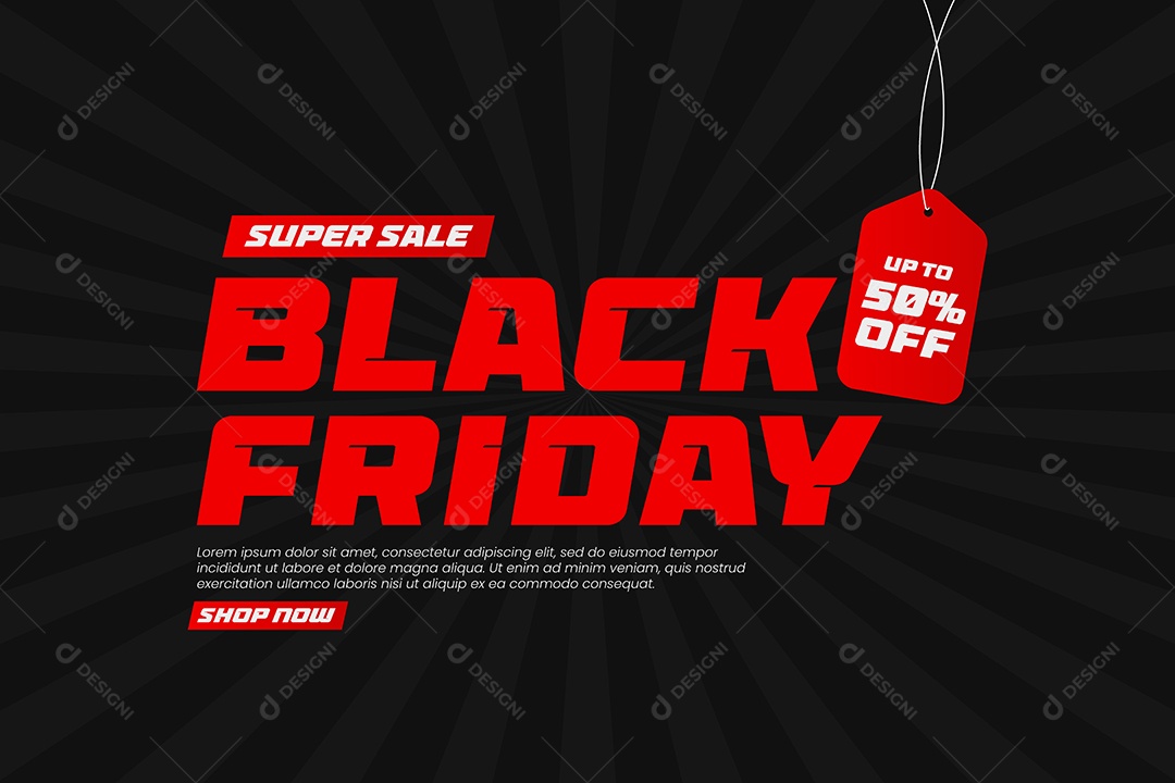 Black Friday Ilustração EPS Editável