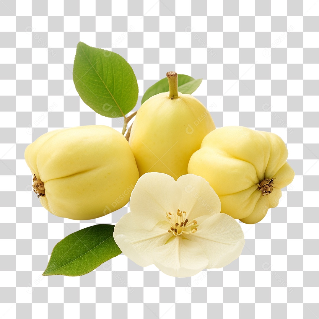 Fruta Marmelo PNG Transparente
