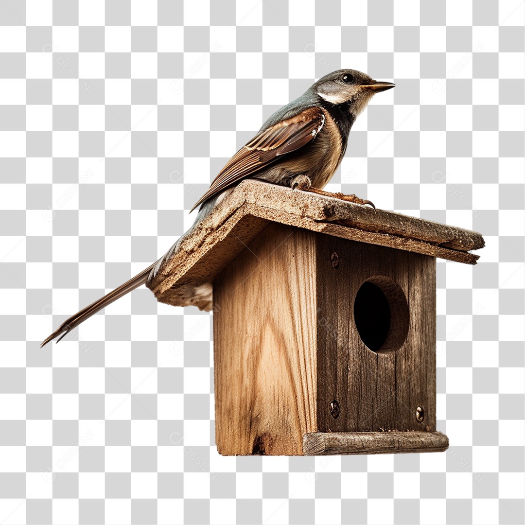 Casa de Pássaro PNG Transparente