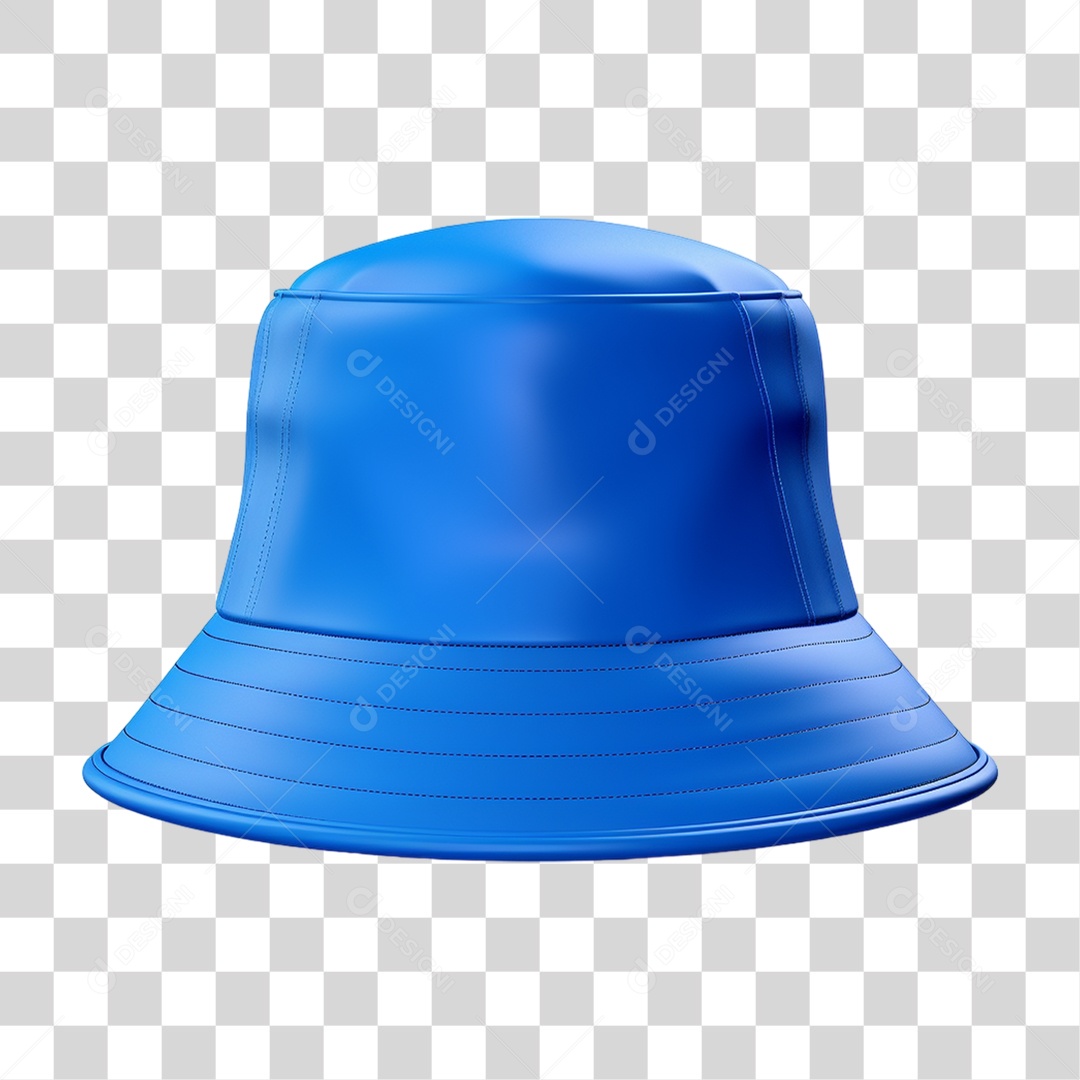 Chapéu Azul PNG Transparente