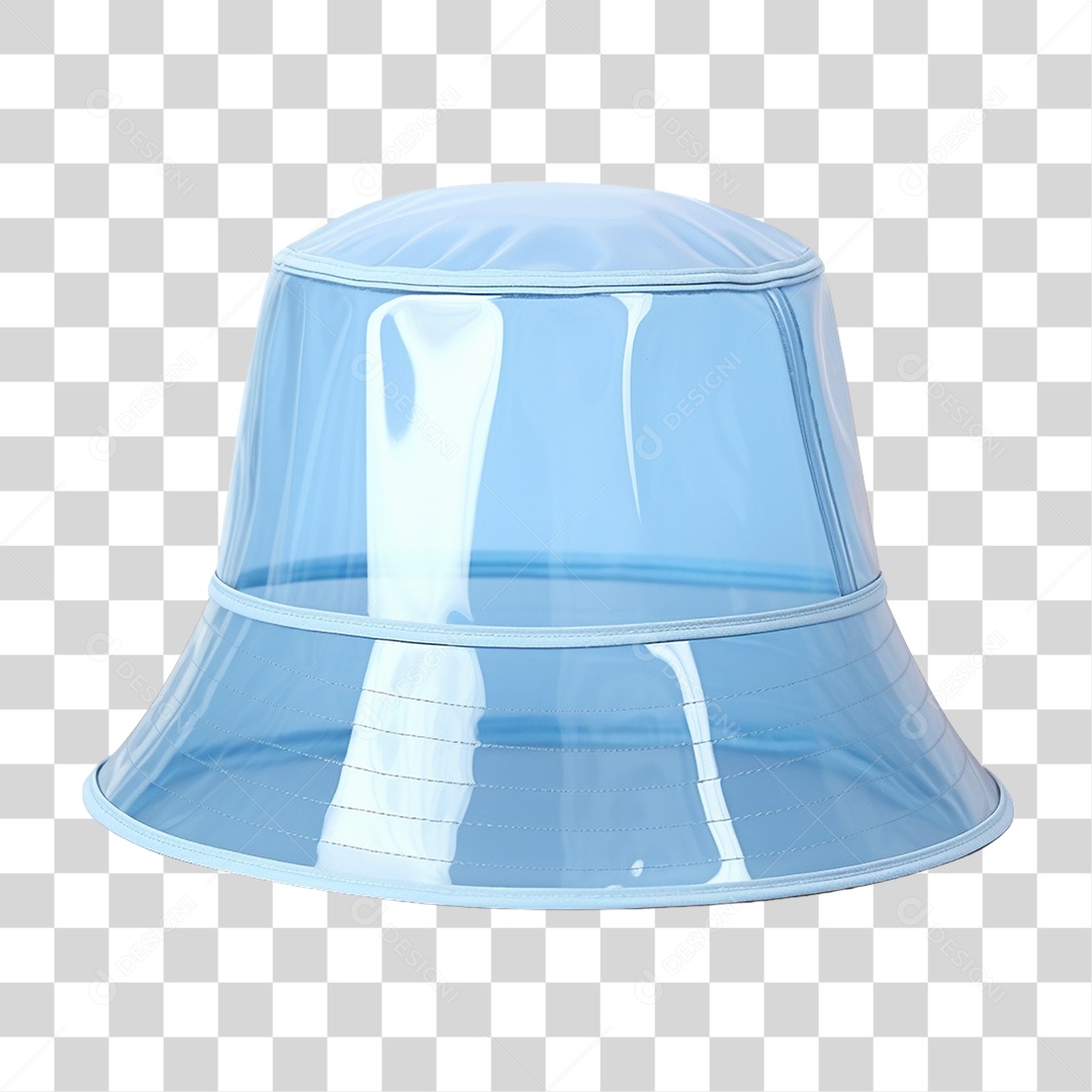 Chapéu Azul PNG Transparente