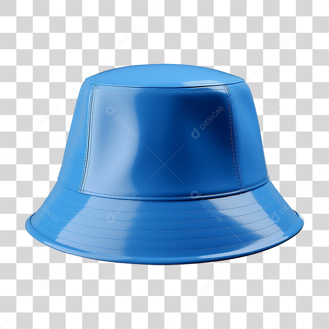 Chapéu Azul PNG Transparente