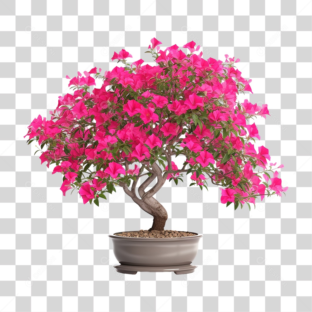 Árvore com Flores PNG Transparente